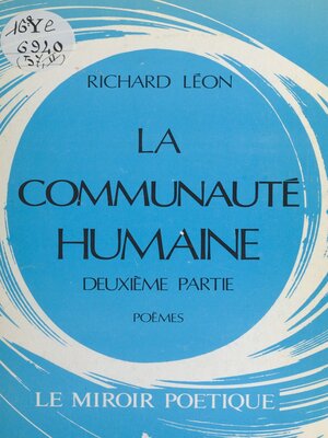 cover image of La communauté humaine